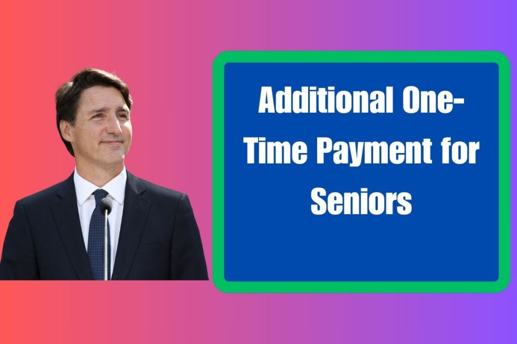 Additional One-Time Payment for Seniors