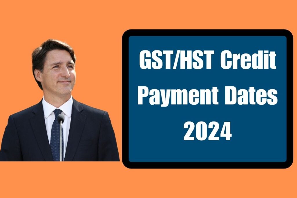 GST/HST Credit Payment Dates 