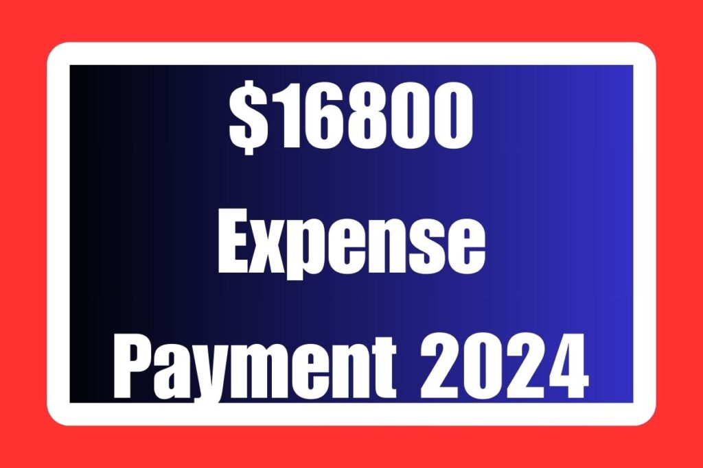 $16800 Expense Payment 2024