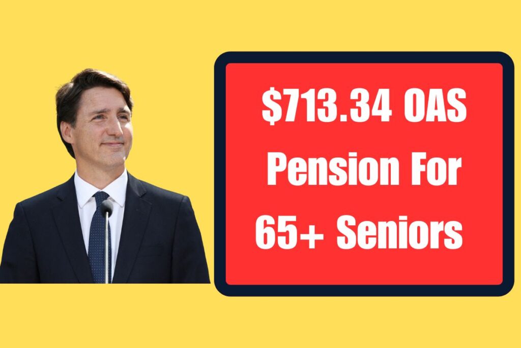 $713.34 OAS Pension For 65+ Seniors 